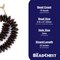 The Bead Chest Dark Brown Bone Beads - Full Strand of Fair Trade African Beads (Saucer, Dark Brown)